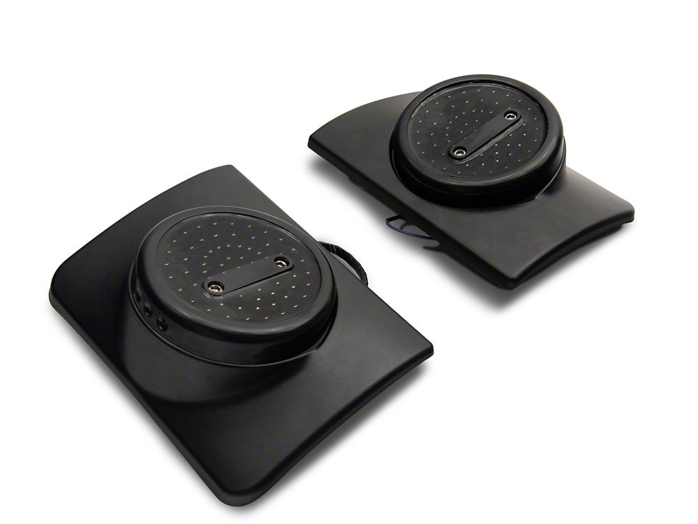 Raxiom Axial Series Halo LED Tail Lights; Black Housing; Clear Lens (07-18 Jeep Wrangler JK)