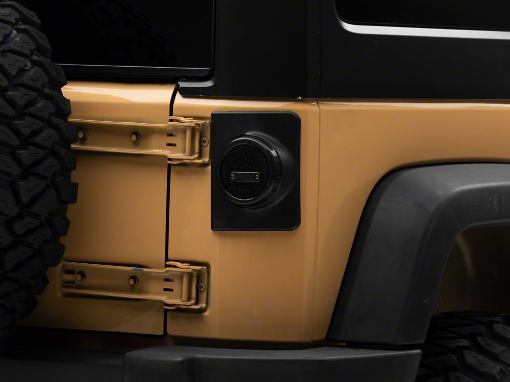 Raxiom Axial Series Halo LED Tail Lights; Black Housing; Clear Lens (07-18 Jeep Wrangler JK)