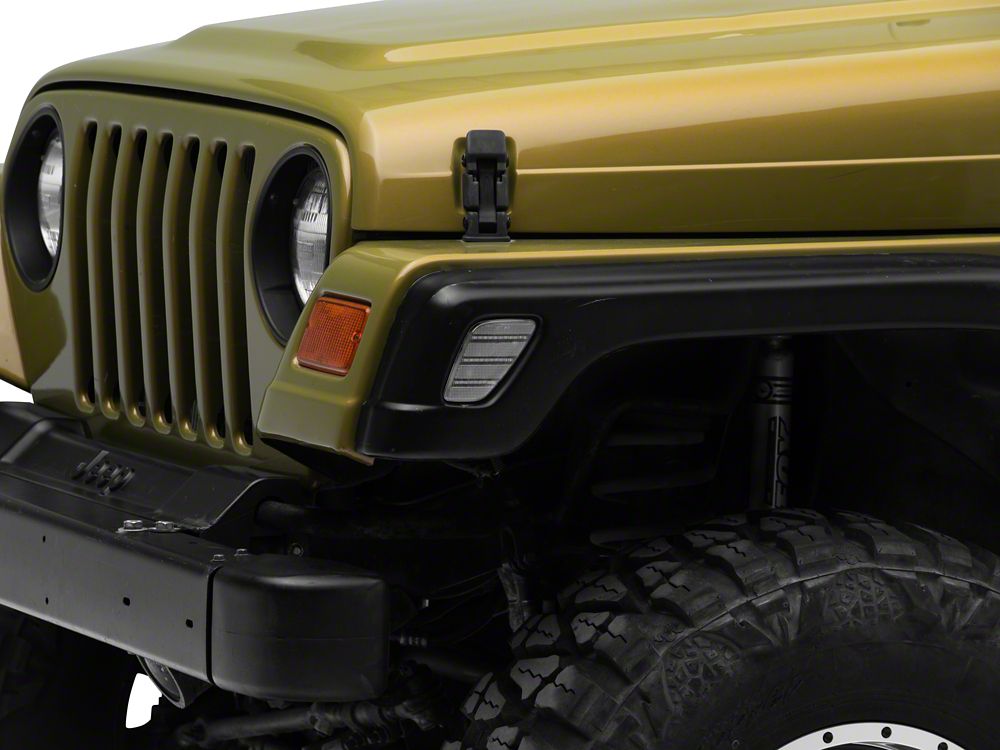 Raxiom Axial Series LED Side Marker Lamps; Clear (97-06 Jeep Wrangler TJ)