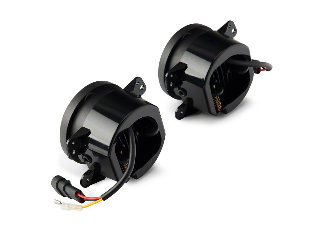 Raxiom Axial Series 4-Inch LED Fog Lights; Clear (07-18 Jeep Wrangler JK)