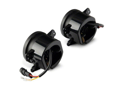 Raxiom Axial Series 4-Inch LED Fog Lights; Clear (07-18 Jeep Wrangler JK)