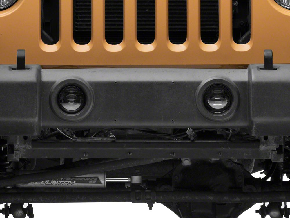Raxiom Axial Series LED Fog Lights (07-18 Jeep Wrangler JK w/o 10th Anniversary Metal Bumper)