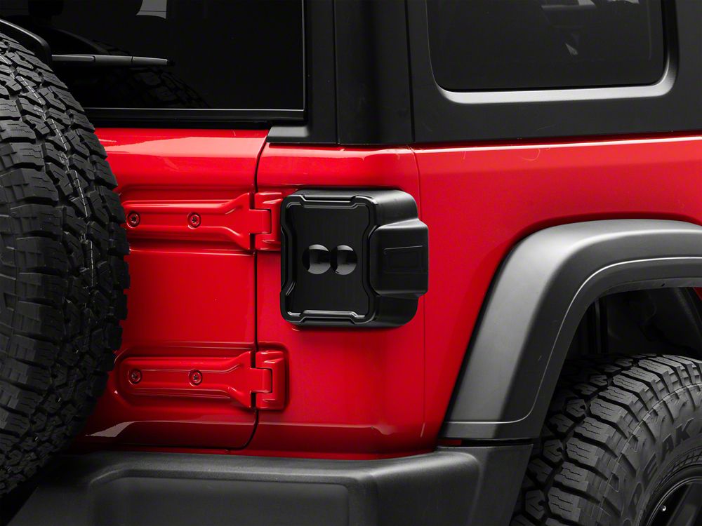 Raxiom Axial Series Linear LED Tail Lights; Black Housing; Smoked Lens (18-25 Jeep Wrangler JL w/ Factory Halogen Tail Lights & w/o Blind Spot Detection)