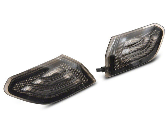 Raxiom Axial Series LED Side Marker Lights; Smoked (18-25 Jeep Wrangler JL)