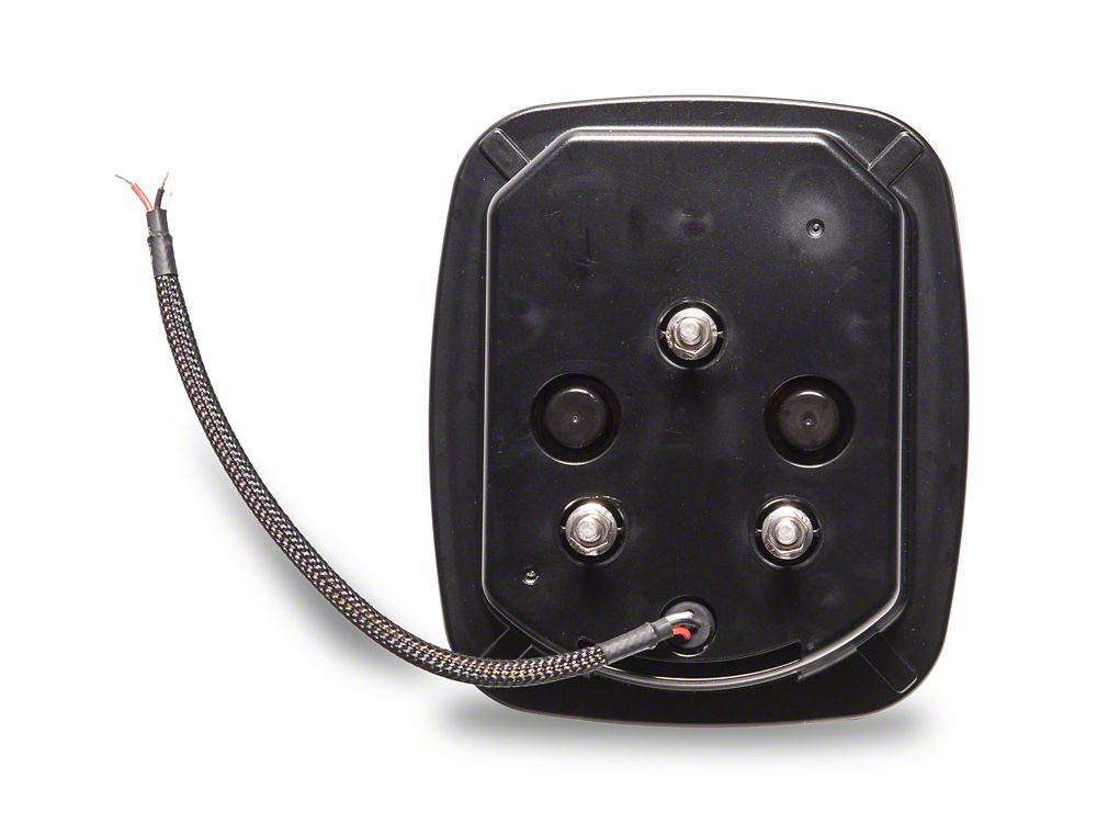 Raxiom Gladiator LED Tail Lights; Black Housing; Smoked Lens (76-06 Jeep CJ7, Wrangler YJ & TJ)