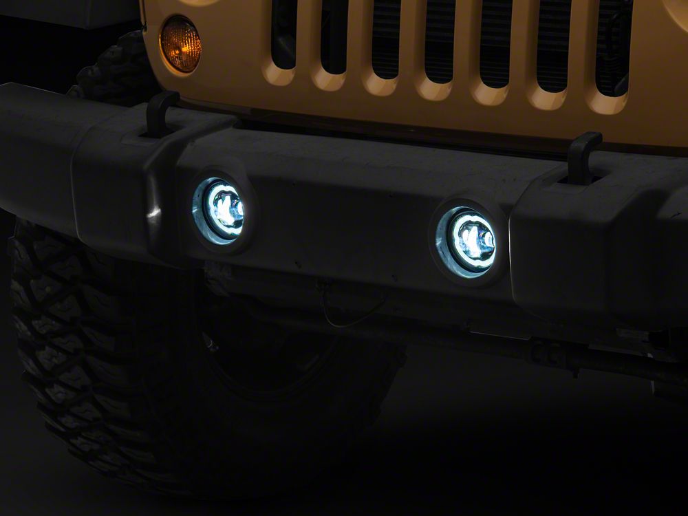 Raxiom Axial Series Angel Eye LED Fog Lights (18-25 Jeep Wrangler JL)