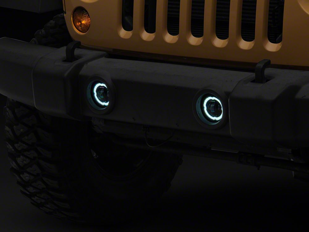 Raxiom Axial Series Angel Eye LED Fog Lights (18-25 Jeep Wrangler JL)