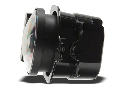 Raxiom Axial Series 9-Inch Angel Eye LED Headlights and LED Fog Lights; Black Housing; Clear Lens (18-25 Jeep Wrangler JL)