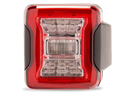Raxiom LED Tail Lights; Clear Housing; Clear Lens (07-18 Jeep Wrangler JK)
