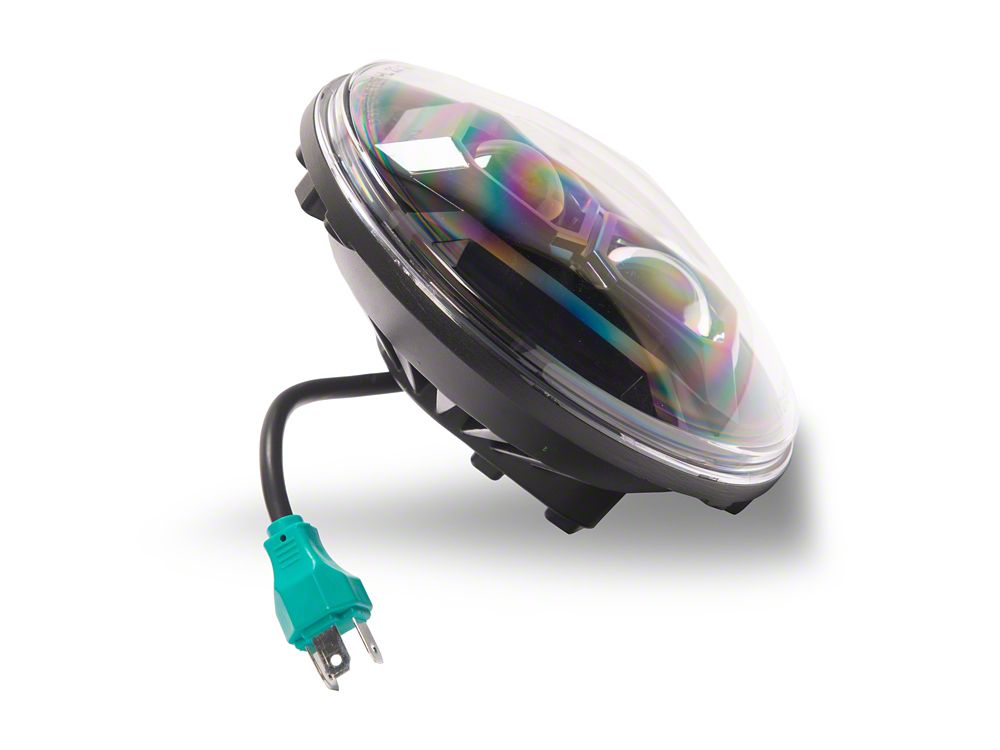 Raxiom Axial Series DB2 LED Headlights; Black Housing; Clear Lens (07-18 Jeep Wrangler JK)