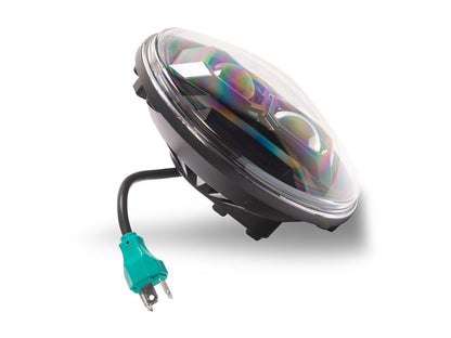Raxiom Axial Series DB2 LED Headlights; Black Housing; Clear Lens (07-18 Jeep Wrangler JK)
