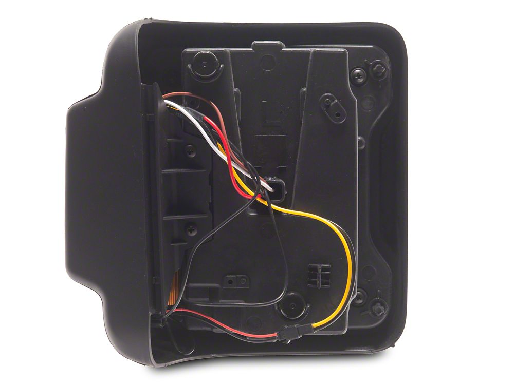 Raxiom LED Tail Lights; Red Housing; Smoked Lens (18-25 Jeep Wrangler JL w/ Factory Halogen Tail Lights & w/o Blind Spot Detection)