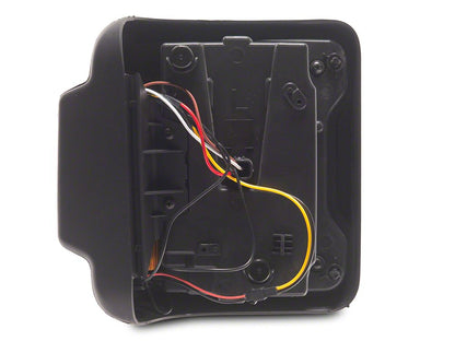 Raxiom LED Tail Lights; Red Housing; Smoked Lens (18-25 Jeep Wrangler JL w/ Factory Halogen Tail Lights & w/o Blind Spot Detection)