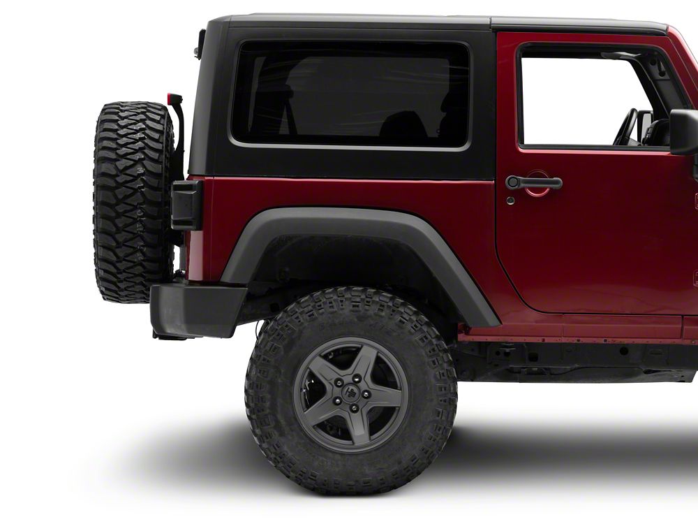 Raxiom LED Tail Lights; Red Housing; Smoked Lens (07-18 Jeep Wrangler JK)