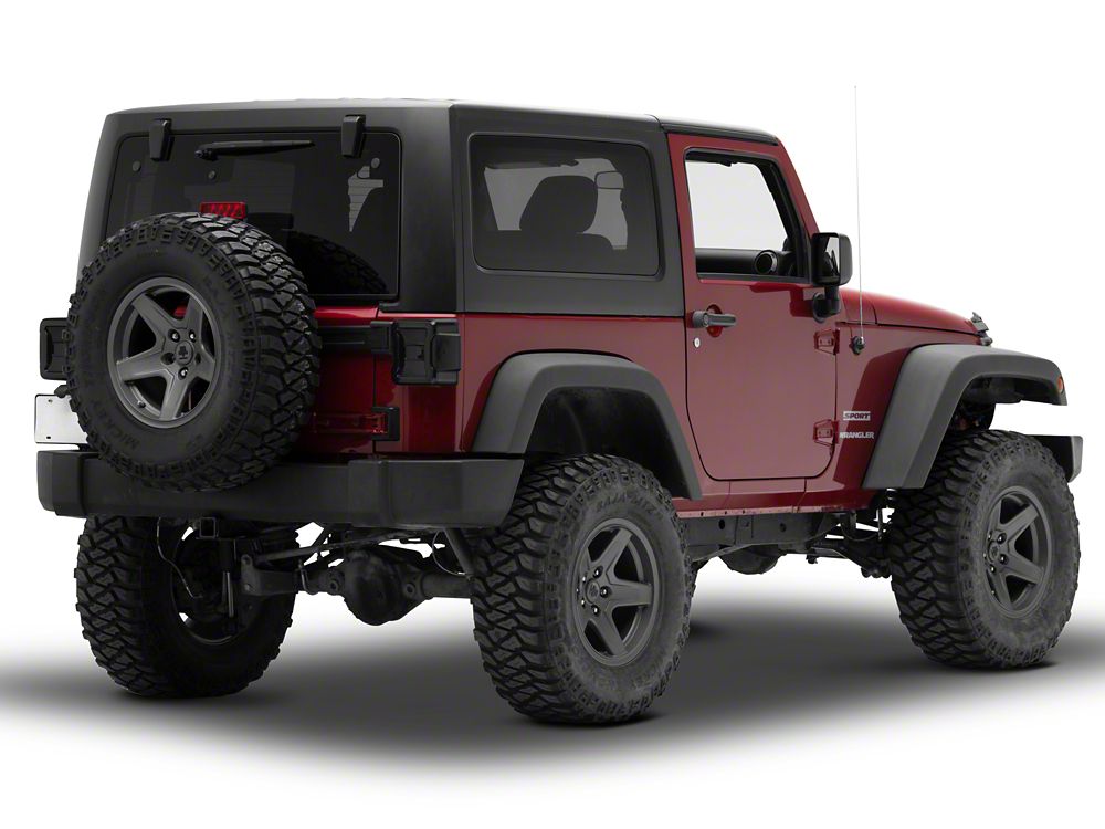 Raxiom LED Tail Lights; Red Housing; Smoked Lens (07-18 Jeep Wrangler JK)