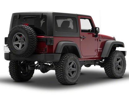 Raxiom LED Tail Lights; Red Housing; Smoked Lens (07-18 Jeep Wrangler JK)