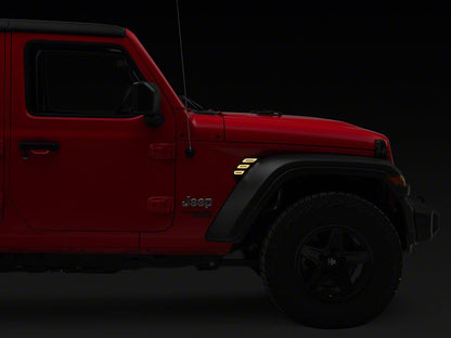 Raxiom Axial Series LED Fender Lights with Turn Signal Function (18-25 Jeep Wrangler JL)
