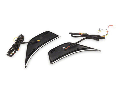 Raxiom Axial Series LED Fender Vent Sidemarker; Smoked (18-25 Jeep Wrangler JL)