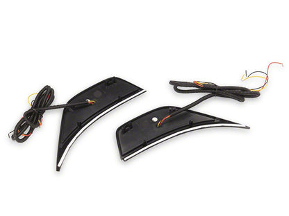 Raxiom Axial Series Sequential LED Fender Vent Sidemarker; Smoked (18-25 Jeep Wrangler JL)