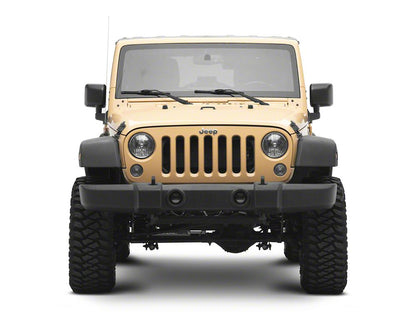Raxiom Axial Series LED Angel Eye Fog Lights; Amber and White (07-18 Jeep Wrangler JK)