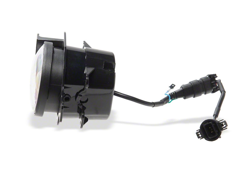 Raxiom Axial Series LED Angel Eye Fog Lights; Amber and White (18-25 Jeep Wrangler JL)
