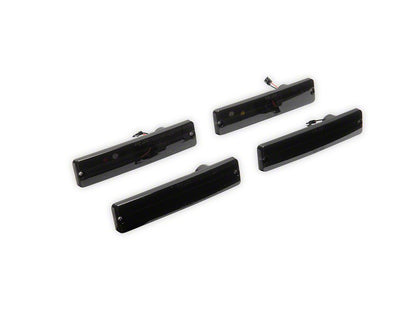 Raxiom Axial Series LED Side Marker Lamps; Smoked; Front and Rear (76-86 Jeep CJ7)
