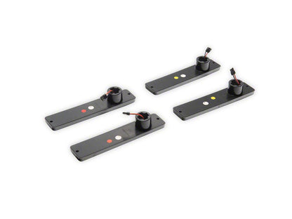 Raxiom Axial Series LED Side Marker Lamps; Smoked; Front and Rear (76-86 Jeep CJ7)