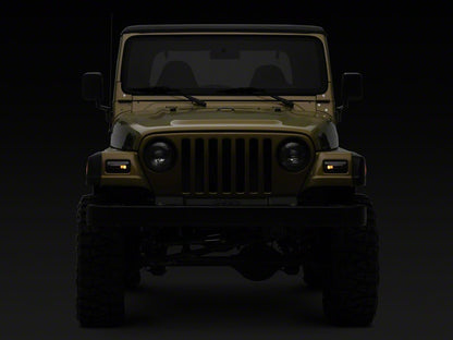 Raxiom Axial Series LED Sequential Cornering Lights; Smoked (97-06 Jeep Wrangler TJ)