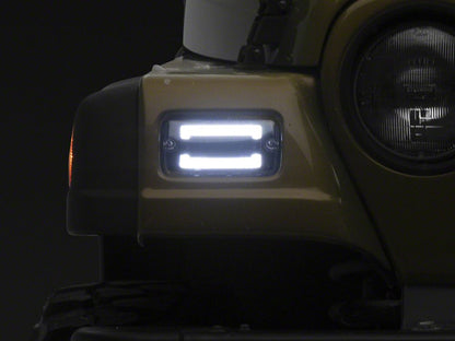 Raxiom Axial Series LED Sequential Cornering Lights; Clear (97-06 Jeep Wrangler TJ)