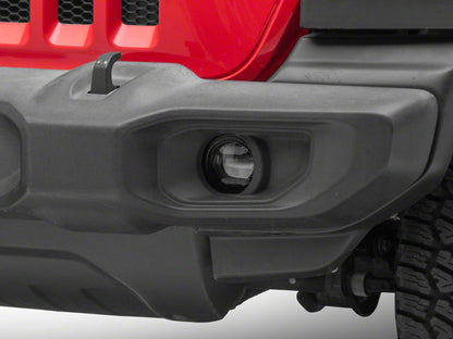 Raxiom Axial Series LED Angel Eye Fog Lights; Yellow/White Switchback LED (18-25 Jeep Wrangler JL)