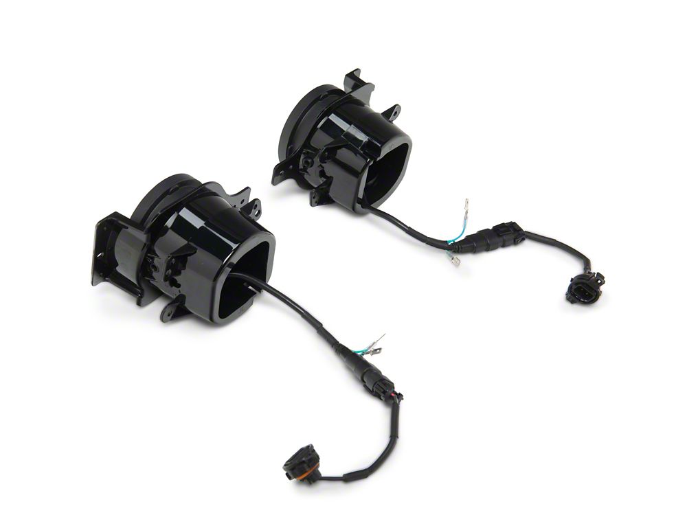 Raxiom Axial Series LED Angel Eye Fog Lights; Yellow/White Switchback LED (18-25 Jeep Wrangler JL)
