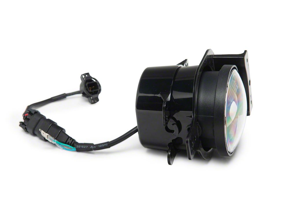 Raxiom Axial Series LED Angel Eye Fog Lights; Yellow/White Switchback LED (18-25 Jeep Wrangler JL)