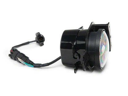 Raxiom Axial Series LED Angel Eye Fog Lights; Yellow/White Switchback LED (18-25 Jeep Wrangler JL)