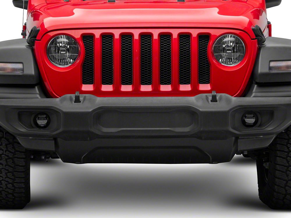 Raxiom Axial Series LED Angel Eye Fog Lights; Yellow/White Switchback LED (18-25 Jeep Wrangler JL)