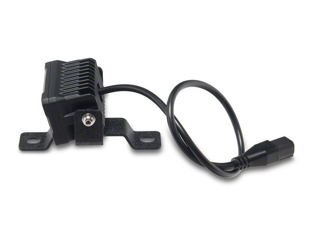 Raxiom Cowl Mounted LED Light Kit with Brackets; White LED; Yellow Lens (18-25 Jeep Wrangler JL, Excluding Rubicon 392)