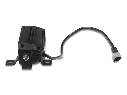 Raxiom Cowl Mounted LED Light Kit with Brackets; White LED; Clear Lens (18-25 Jeep Wrangler JL, Excluding Rubicon 392)