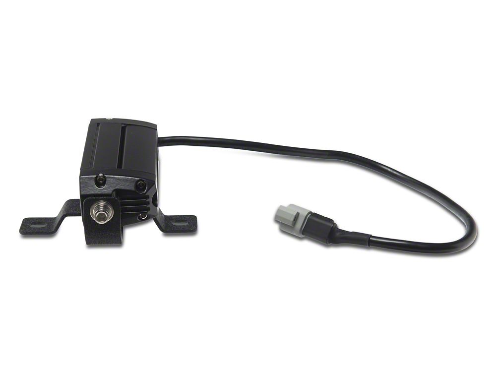 Raxiom Cowl Mounted LED Light Kit with Brackets; White LED; Clear Lens (18-25 Jeep Wrangler JL, Excluding Rubicon 392)