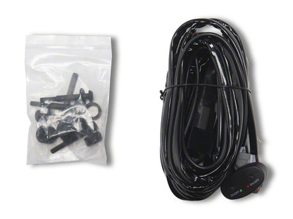 Raxiom Cowl Mounted LED Light Kit with Brackets; White LED; Clear Lens (18-25 Jeep Wrangler JL, Excluding Rubicon 392)