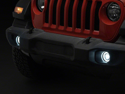 Raxiom LED Fog Lights with Amber Turn Signal (18-25 Jeep Wrangler JL)
