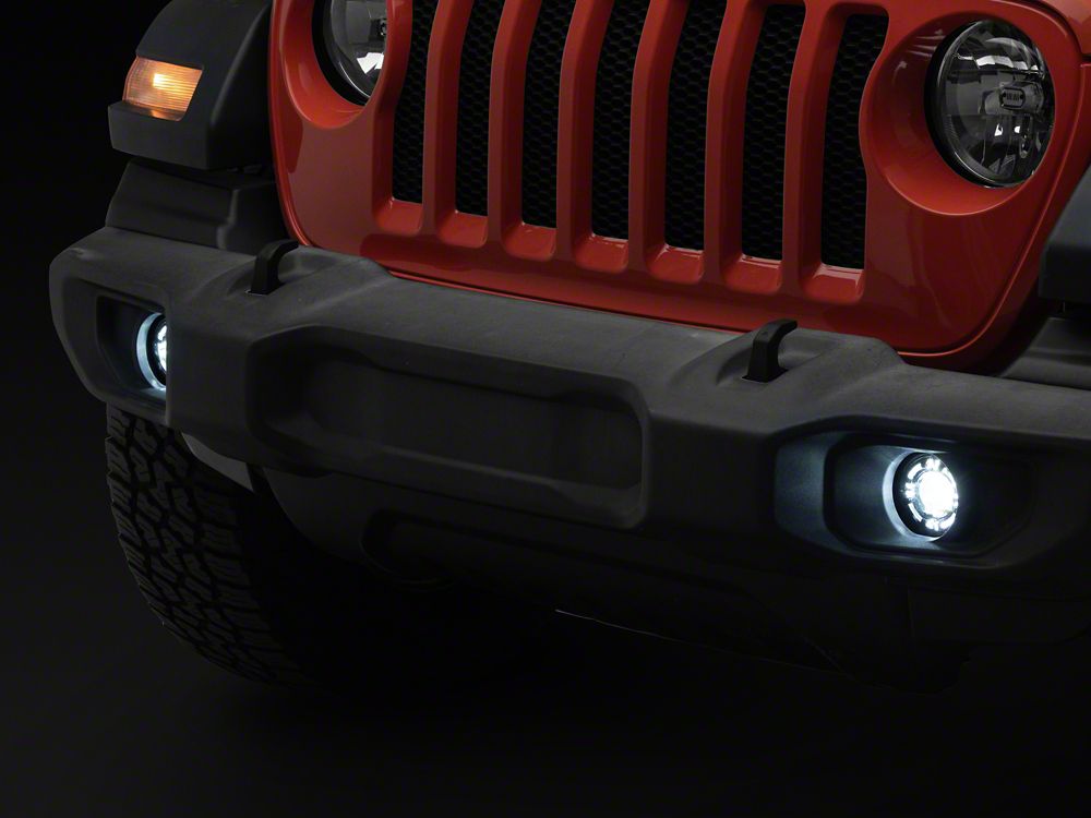 Raxiom V2 LED Fog Lights with Amber Turn Signal (18-25 Jeep Wrangler JL)