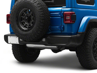 Raxiom Clear LED Rear Bumper Reflector Lights; White LED (18-26 Jeep Wrangler JL)