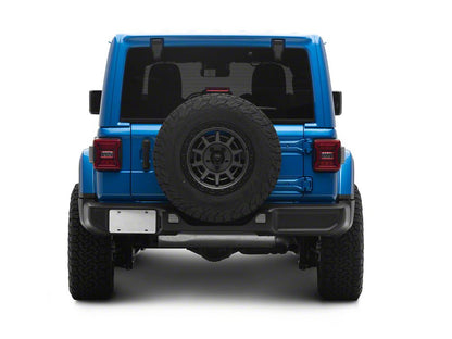 Raxiom Clear LED Rear Bumper Reflector Lights; White LED (18-26 Jeep Wrangler JL)