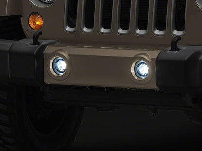 Raxiom LED Fog Lights with Amber Turn Signals (07-18 Jeep Wrangler JK)