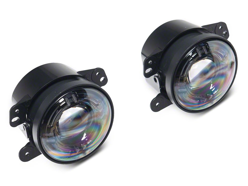 Raxiom V2 LED Fog Lights with Amber Turn Signals (07-18 Jeep Wrangler JK)