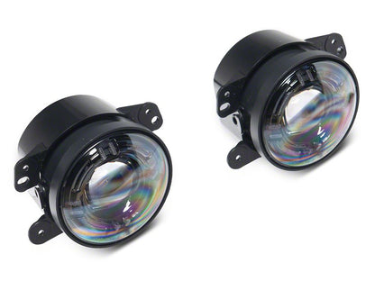 Raxiom V2 LED Fog Lights with Amber Turn Signals (07-18 Jeep Wrangler JK)