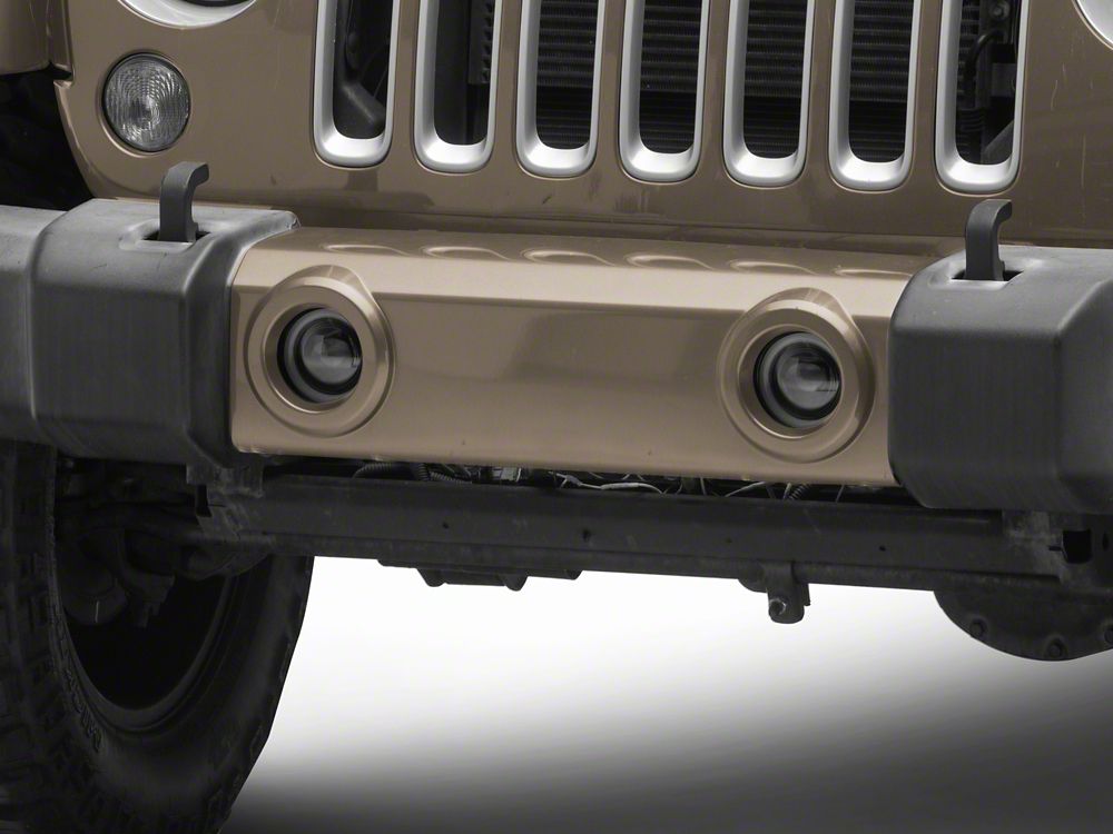 Raxiom V2 LED Switchback Fog Lights with Amber Turn Signal and Halo Rings (07-18 Jeep Wrangler JK)