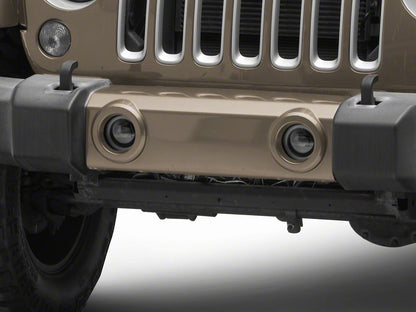Raxiom V2 LED Switchback Fog Lights with Amber Turn Signal and Halo Rings (07-18 Jeep Wrangler JK)