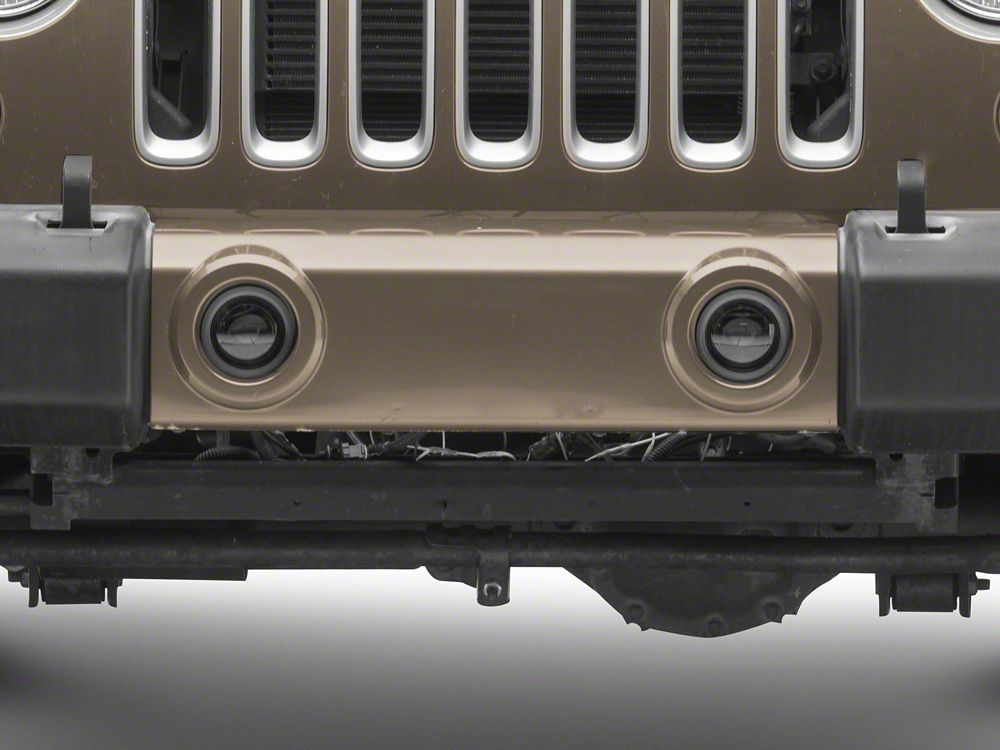 Raxiom V2 LED Switchback Fog Lights with Amber Turn Signal and Halo Rings (07-18 Jeep Wrangler JK)