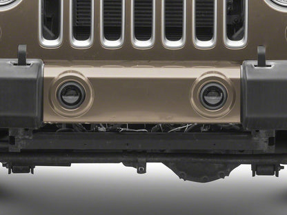 Raxiom V2 LED Switchback Fog Lights with Amber Turn Signal and Halo Rings (07-18 Jeep Wrangler JK)