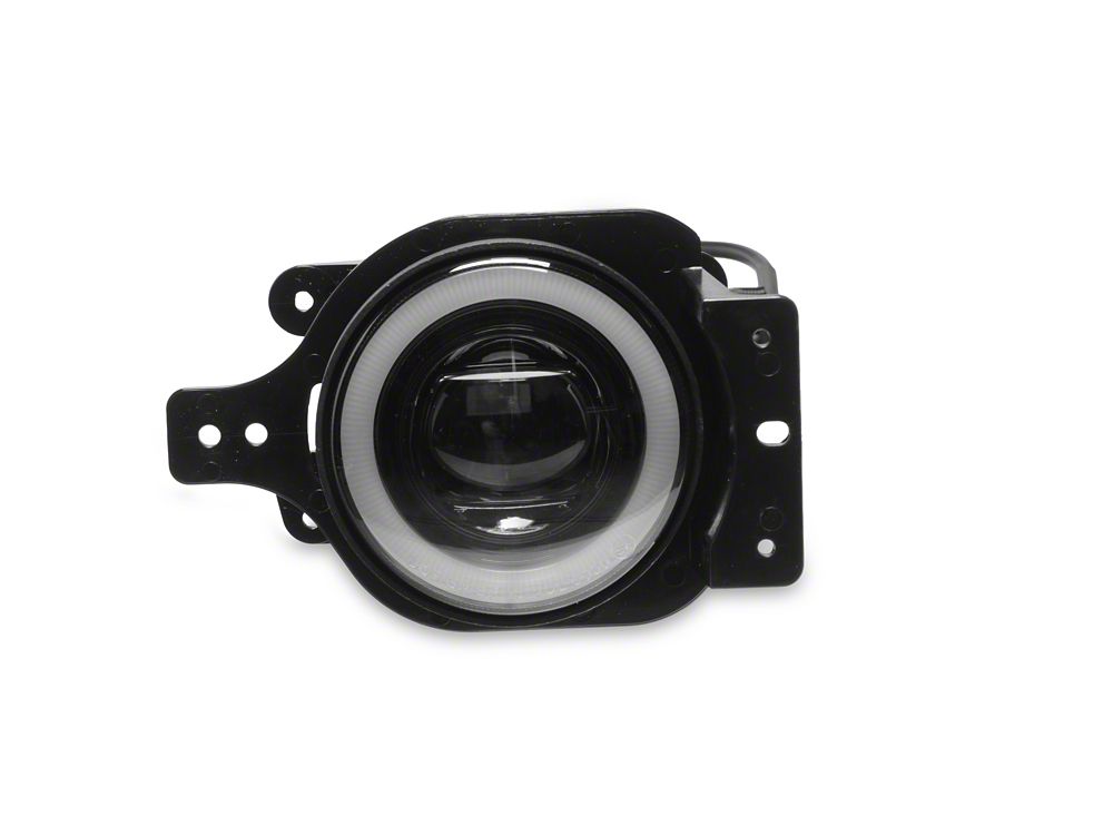 Raxiom V2 LED Switchback Fog Lights with Amber Turn Signal and Halo Rings (20-25 Jeep Gladiator JT)